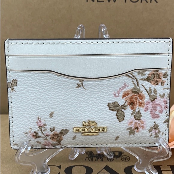 COACH Card Case Im gold/chalk multi - Picture 3 of 16